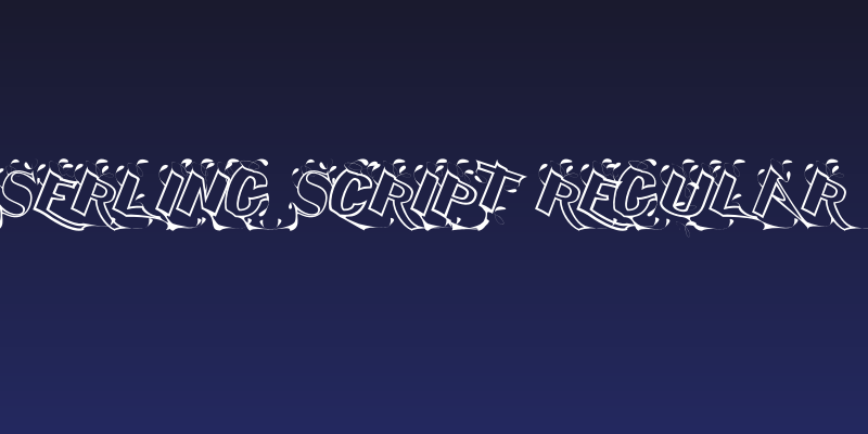Serling Script Regular Social Header