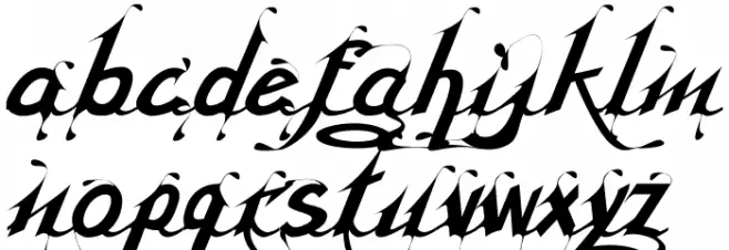 Serling Script Regular 字体 小写