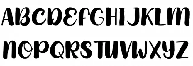 Sermier Demo Schriftart Groß