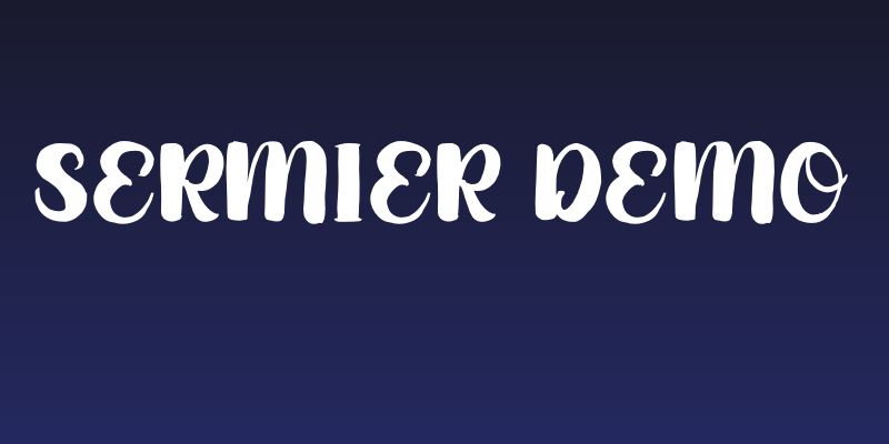 Sermier Demo Social Header