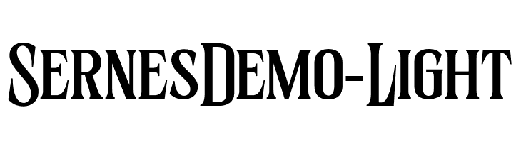 SernesDemo-Light  Frei Schriftart Herunterladen