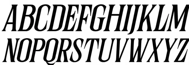SernesDemo-LightItalic Schriftart Groß