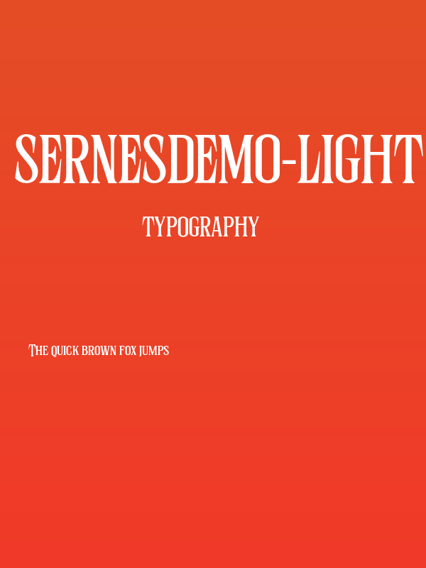 SernesDemo-Light Poster