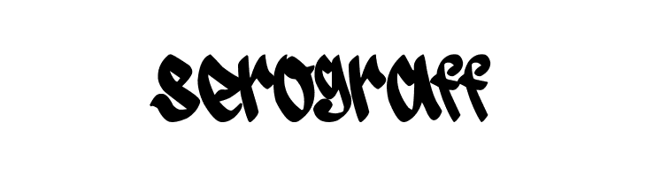 Serograff  font caratteri gratis