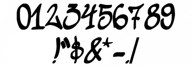 Serograff Font OTHER CHARS