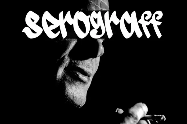 Serograff Font examples