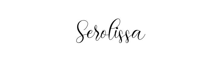 Serolissa  नि: शुल्क फ़ॉन्ट्स डाउनलोड