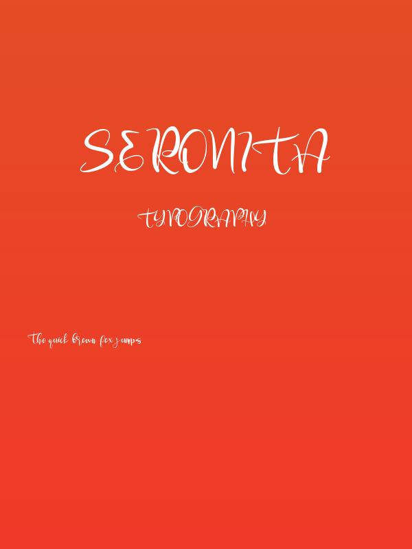 Seronita Poster