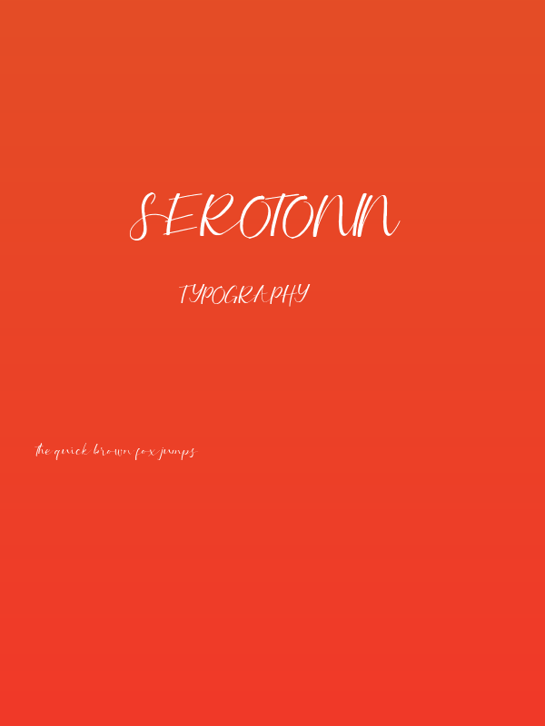 Serotonin Poster