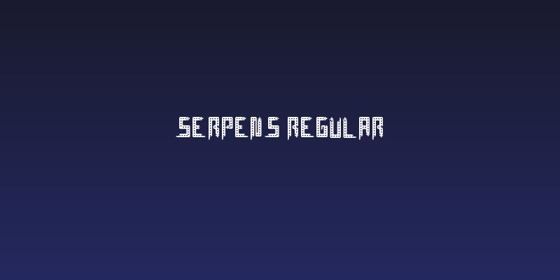 Serpens Regular Social Header