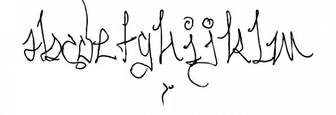 Serpent Knotform Font OTHER CHARS