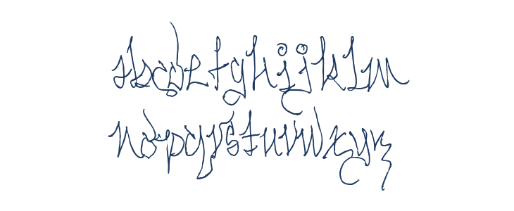 Serpent Knotform Lowercase