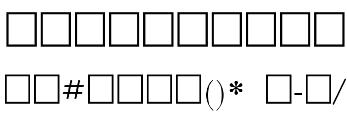 Serpent Regular Font OTHER CHARS