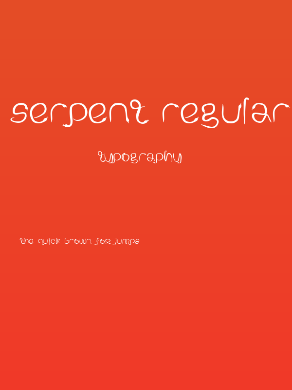 Serpent Regular Poster