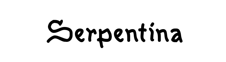 Serpentina Font