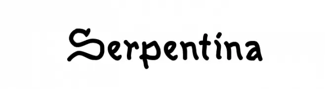 Serpentina  Frei Schriftart Herunterladen