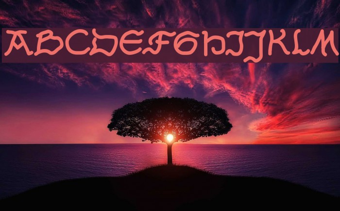 Serpentina Font examples