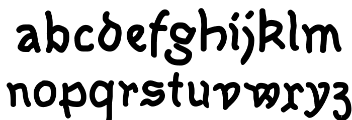 Serpentina Font LOWERCASE