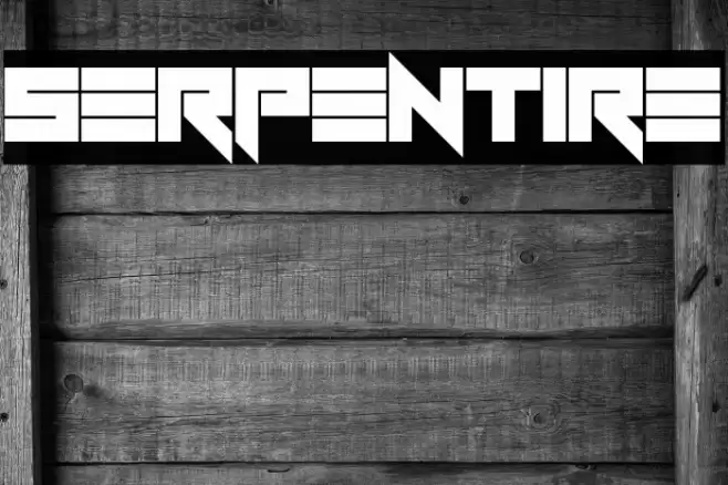 Serpentire Font examples
