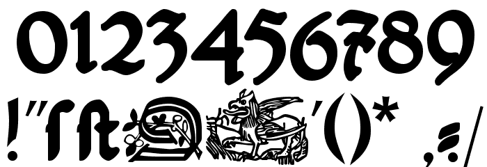 SerpentisBlack Font OTHER CHARS
