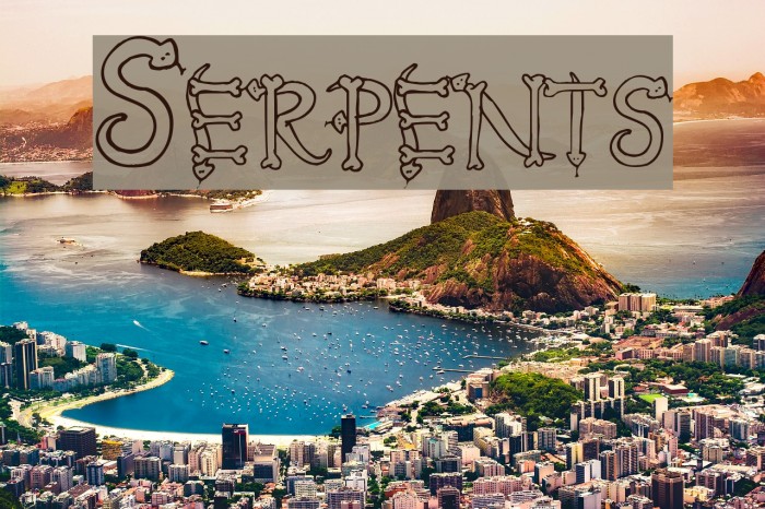 Serpents Font examples
