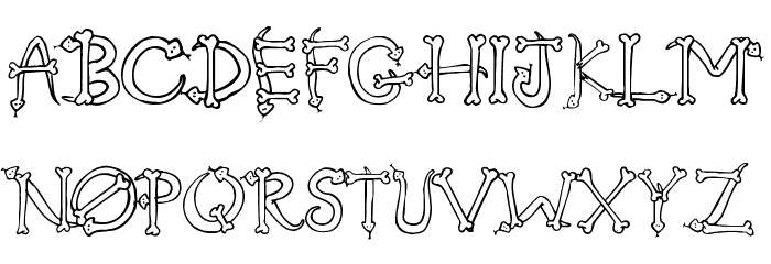 Serpents Font LOWERCASE