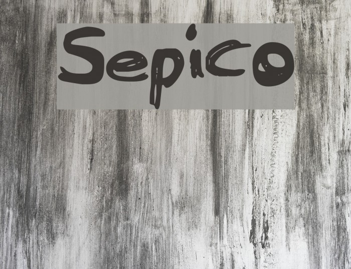 Serpico Font examples