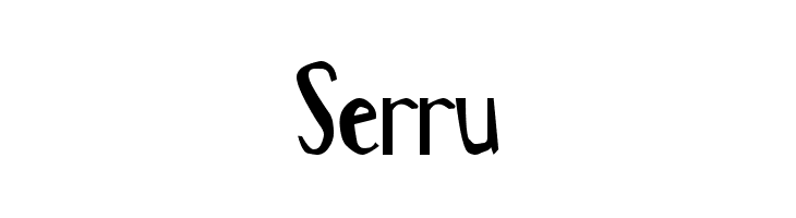 Serru  font caratteri gratis
