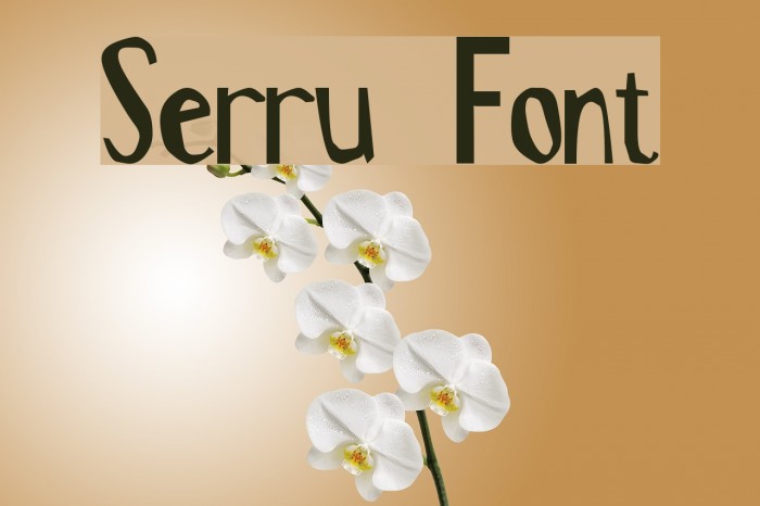 Serru Font examples