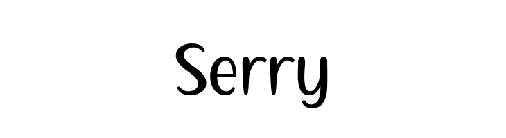 Serry  Скачать бесплатные шрифты