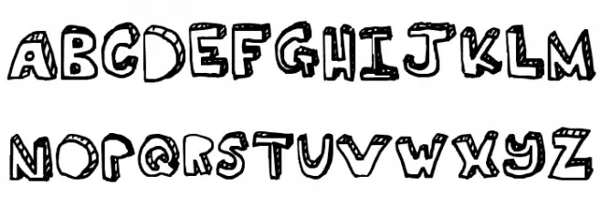 Ser's font Fonte MAIÚSCULAS