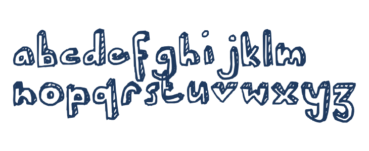 Ser's font Lowercase