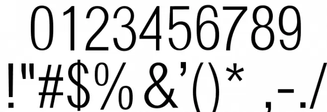 Sertig Font OTHER CHARS