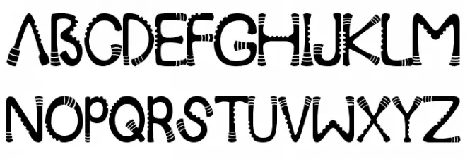 Serunaitype Regular Fonte MAIÚSCULAS