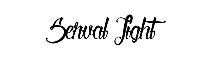 Serval Light Font