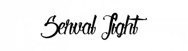 Serval Light  font caratteri gratis