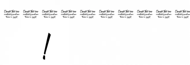 Serval Light Font OTHER CHARS