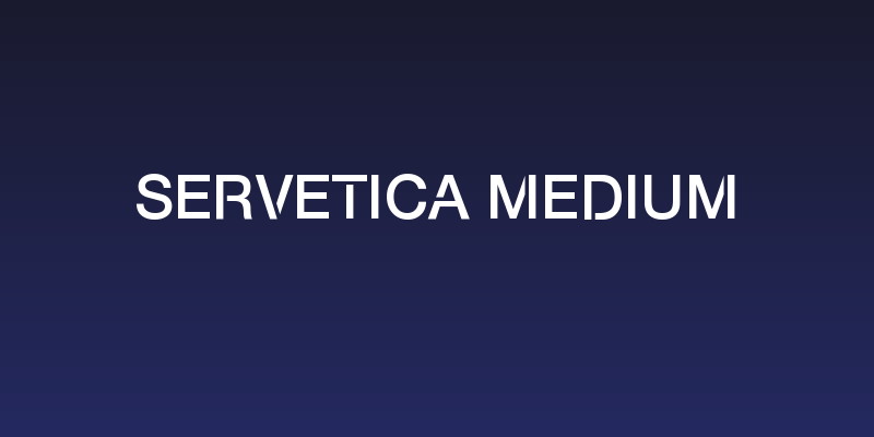Servetica Medium Social Header