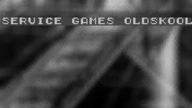 Service Games Oldskool Font examples