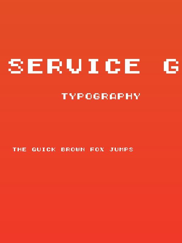 Service Games Oldskool Poster