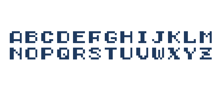 Service Games Oldskool Lowercase