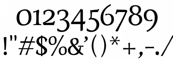 ServusTextDisplay-Display Font OTHER CHARS