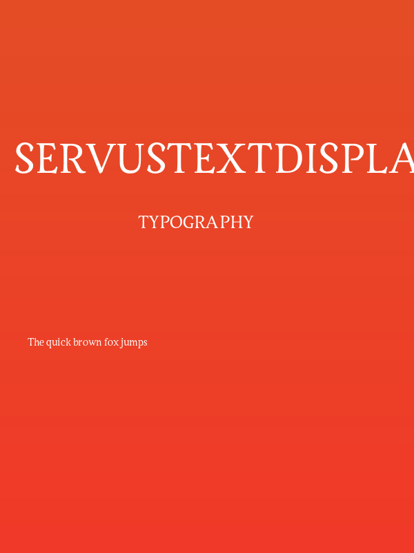 ServusTextDisplay-Display Poster