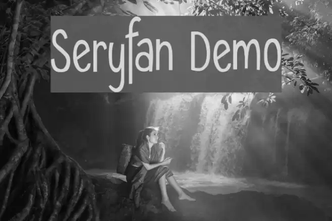 Seryfan Demo Font examples