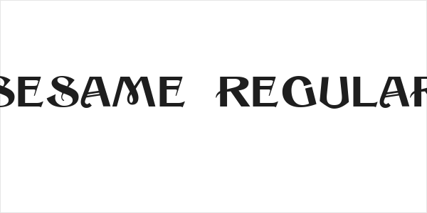 Sesame Regular Logo