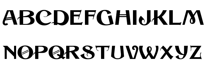 Sesame Regular Font LOWERCASE