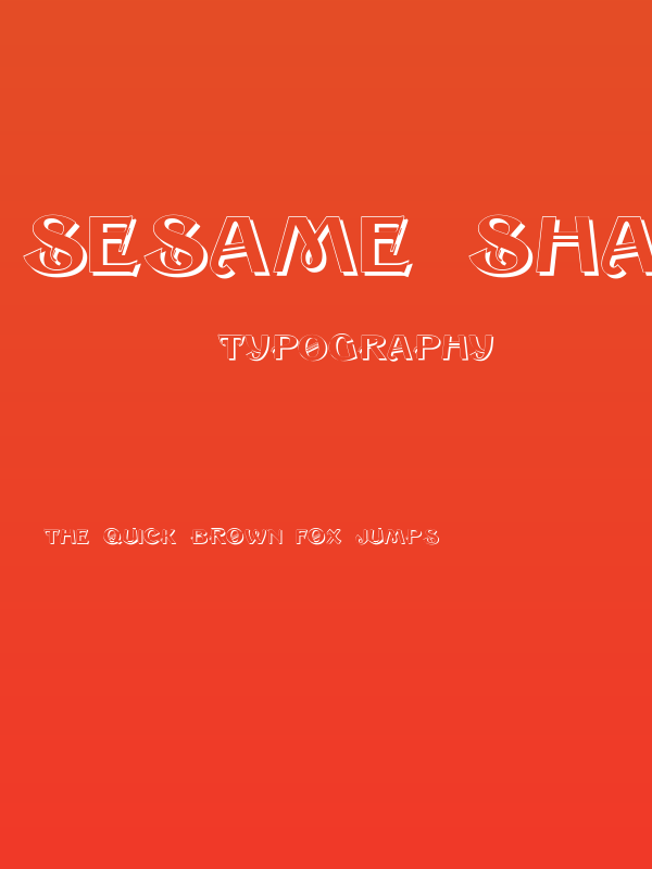 Sesame Shadow Poster