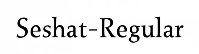 Seshat-Regular  Free Fonts Download