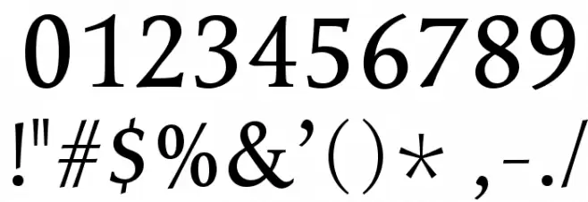 Seshat-Regular Font OTHER CHARS