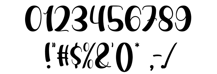 Seshila Font OTHER CHARS
